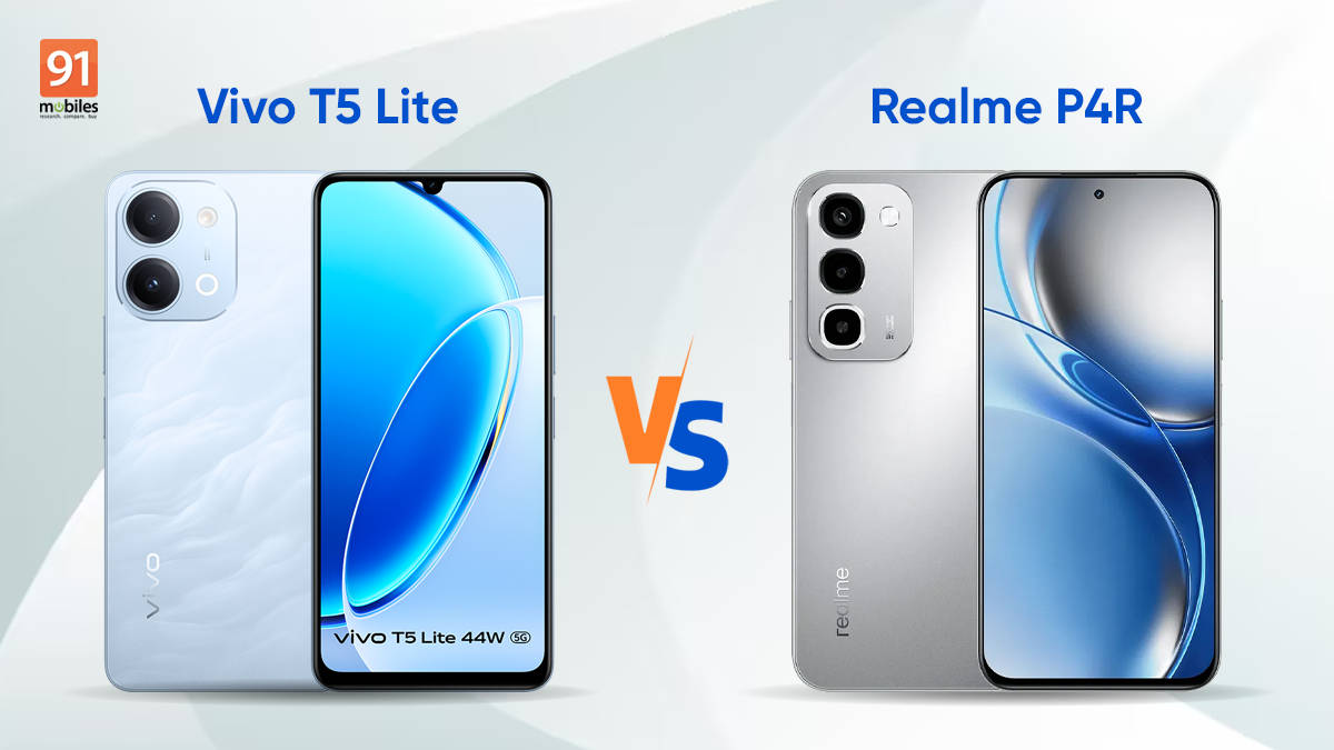 Vivo T5 Lite vs Realme P4R: which phone offers more value under Rs 20,000?