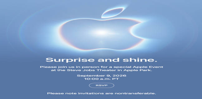 Apple event invite could be hinting at iPhone 18 Pro Max camera upgrade and new colour Apple iPhone 18 Pro launch event