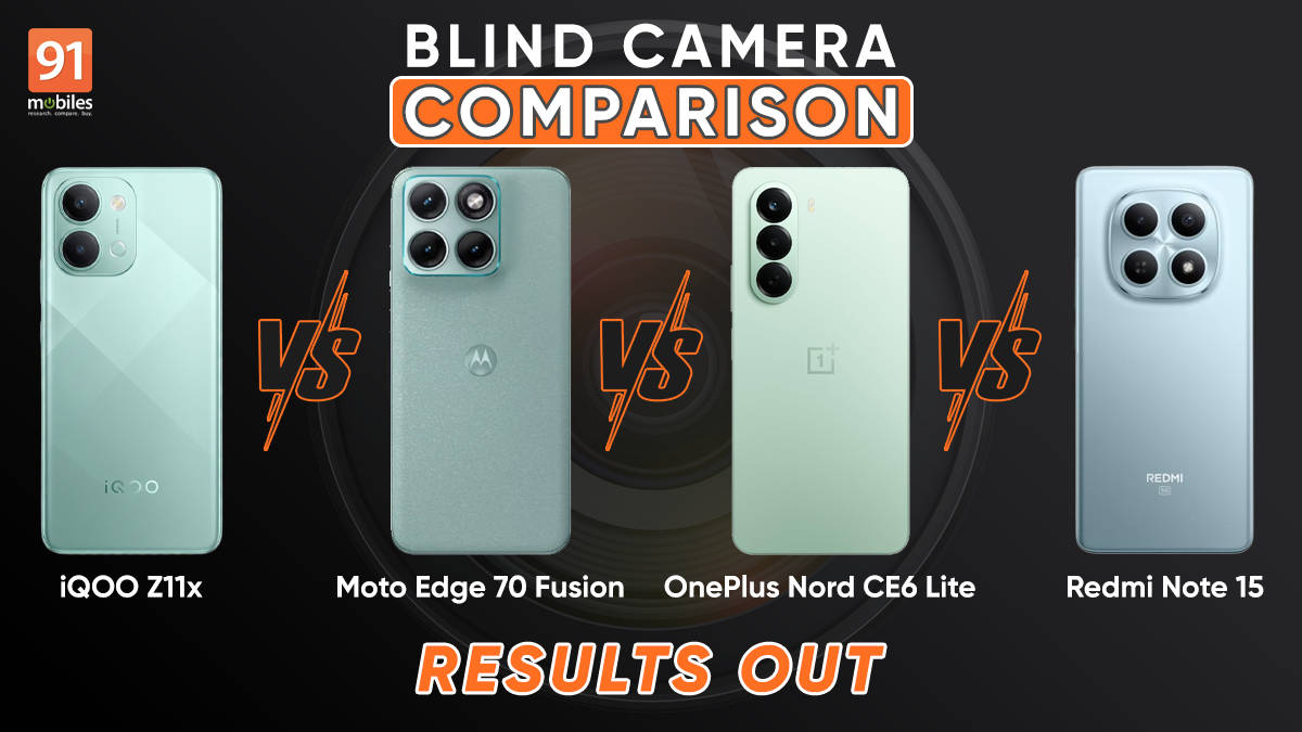 Results out: blind camera comparison between the iQOO Z11x, Motorola Edge 70 Fusion, OnePlus Nord CE6 Lite, and Redmi Note 15