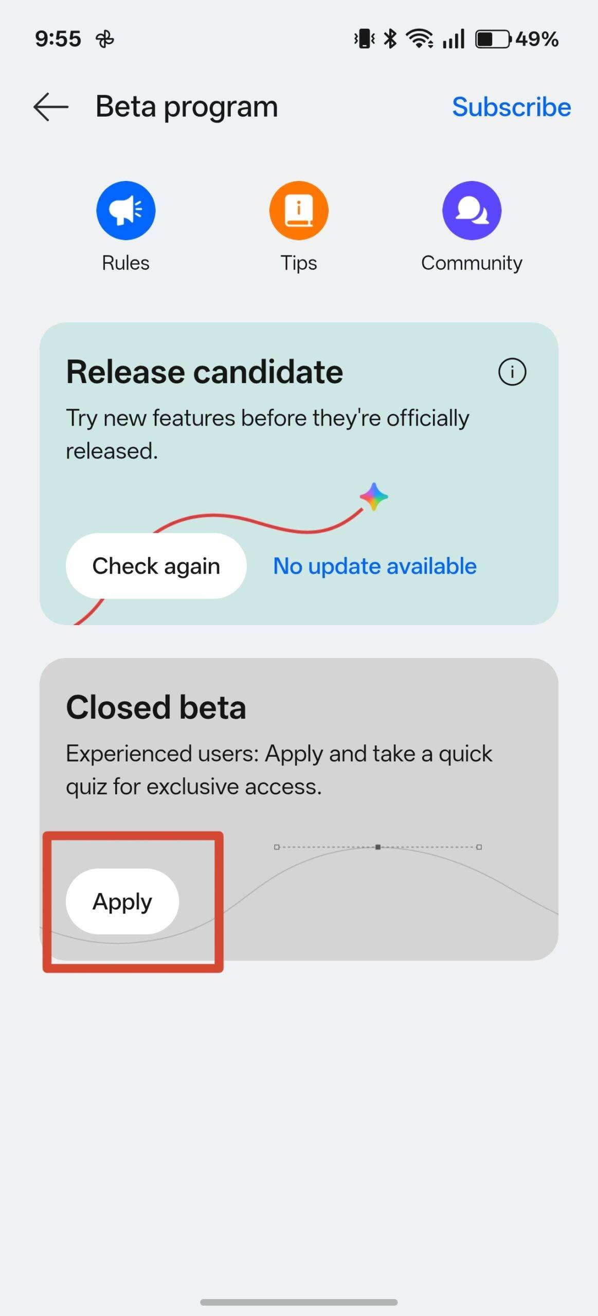 ColorOS 17 closed beta steps