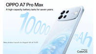 OPPO A7 Pro Max launched in China as OPPO’s first 10,000mAh phone, may come to India as F35 Pro Related Article