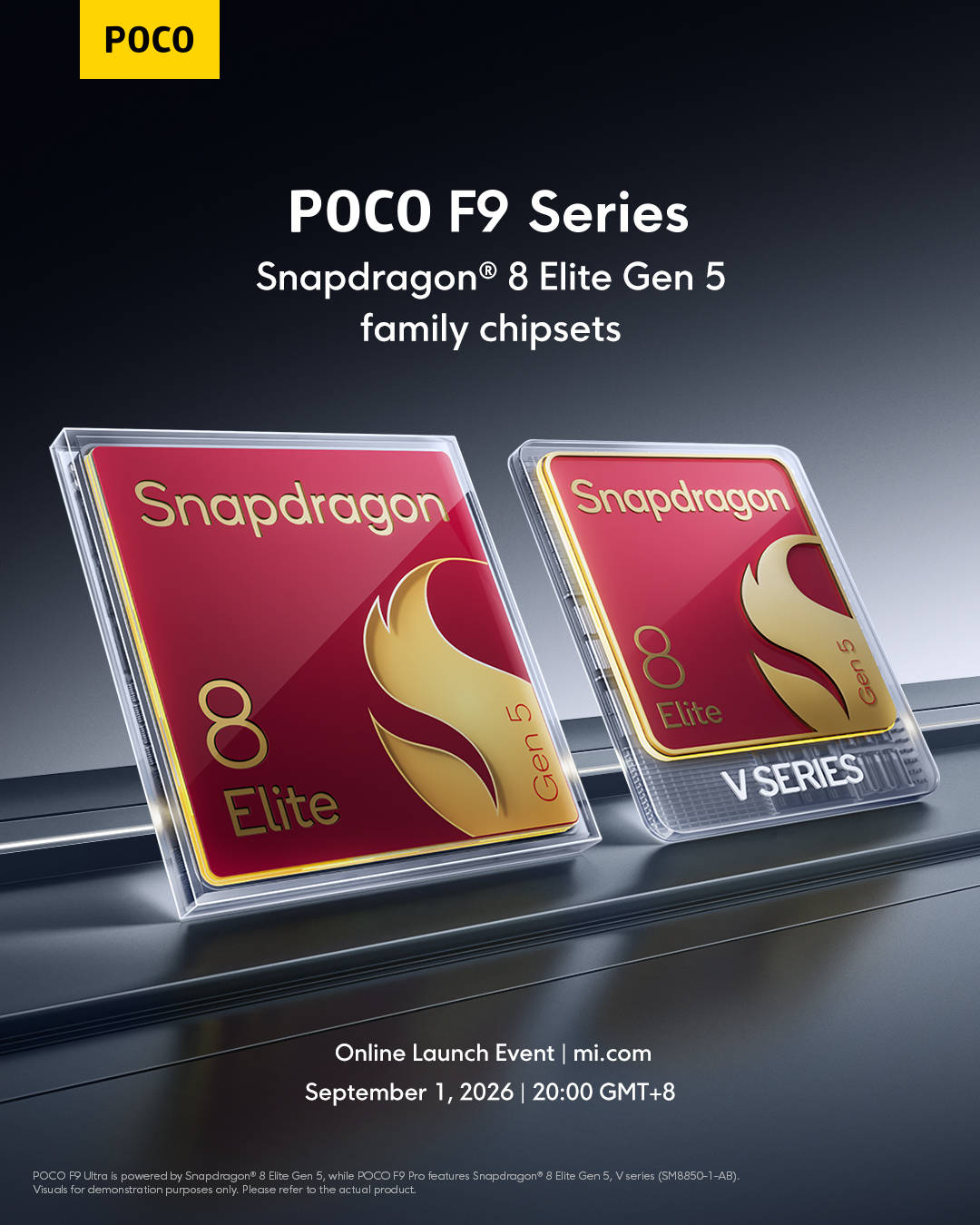 POCO F9 Pro, F9 Ultra processors revealed