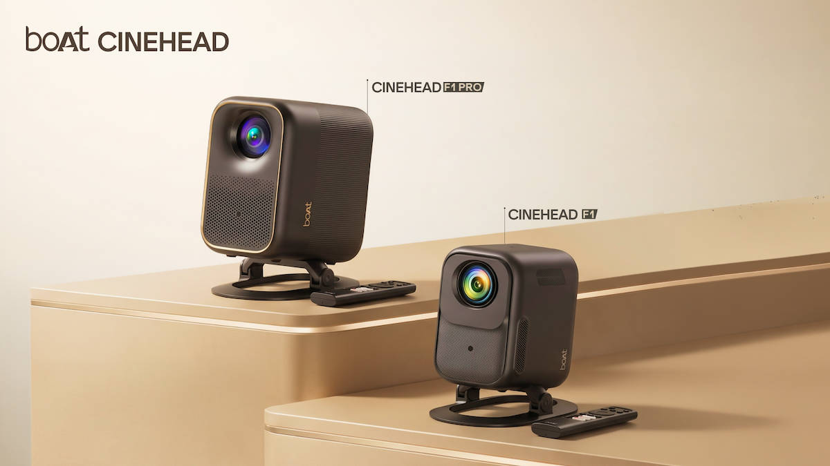 Boat launches its first smart projector in India, the CineHead F1 Pro