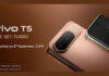 Vivo T5 launching in India on September 2nd with 7,050mAh battery, Dimensity 7500 Turbo chipset