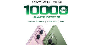 Vivo V80 Lite with 10,000mAh battery to launch globally on September 3rd