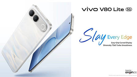 Vivo V80 Lite 5G launches with 7,050mAh battery, but other markets could get 10,000mAh model
