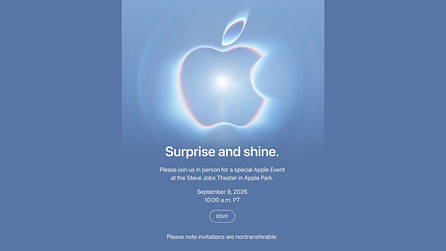 Apple event set for September 9; iPhone 18 Pro and foldable expected