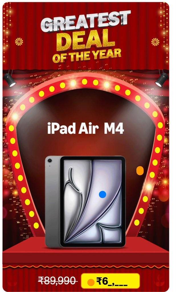 Apple iPad Air M4 deal GIF