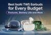 Best boAt TWS Earbuds for Every Budget: Features, Battery Life and More