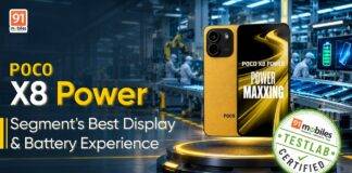 POCO X8 Power is the Segment’s Best Display & Battery Experience: 91mobiles TestLab
