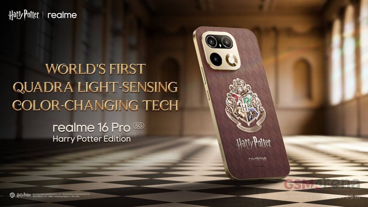 Realme 16 Pro Harry Potter Edition come with a colour-changing back panel, Buds T500 Pro also gets a Hogwarts makeover