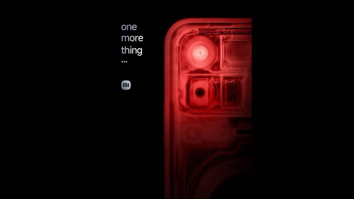 Xiaomi 18 Pro series transparent back teased as "one more thing" hours before launch