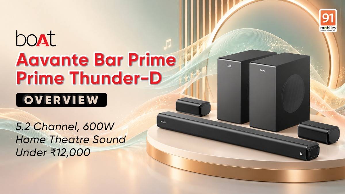 boAt Aavante Bar Prime Thunder-D Overview: 5.2 Channel, 600W Home Theatre Sound Under Rs.12,000