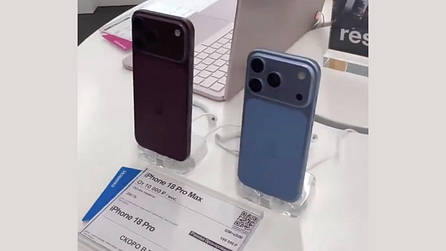 iPhone 18 Pro Max Dark Cherry and iPhone 18 Pro Blue appear in leaked retail video