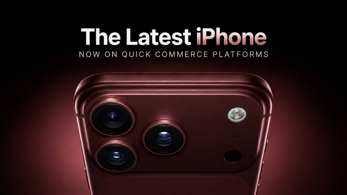 You can get the latest iPhone 18 Pro series delivered in just minutes with Blinkit and Zepto