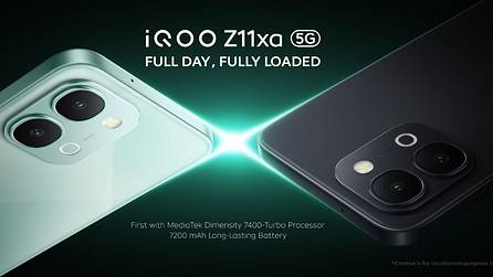 iQOO Z11xa with 7,200mAh battery, MediaTek Dimensity 7400-Turbo launched in India