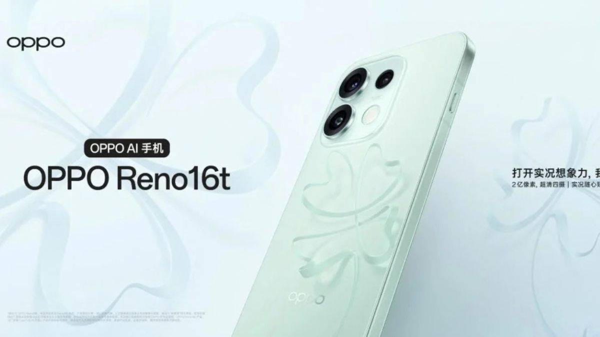 OPPO Reno 16t launched in China with 200MP camera, 6,700mAh battery: price, specs