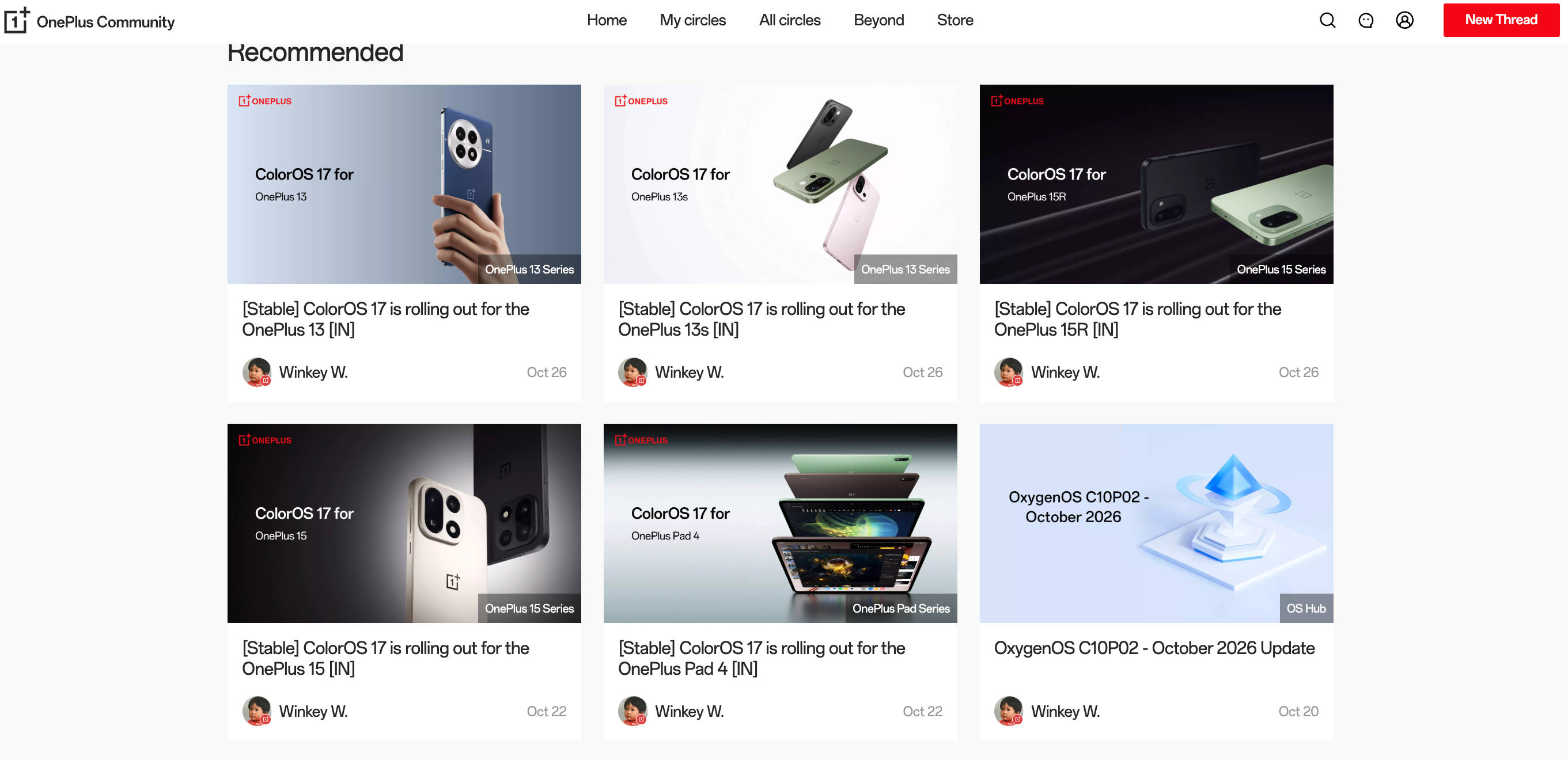 ColorOS 17 released multiple high-end OnePlus devices