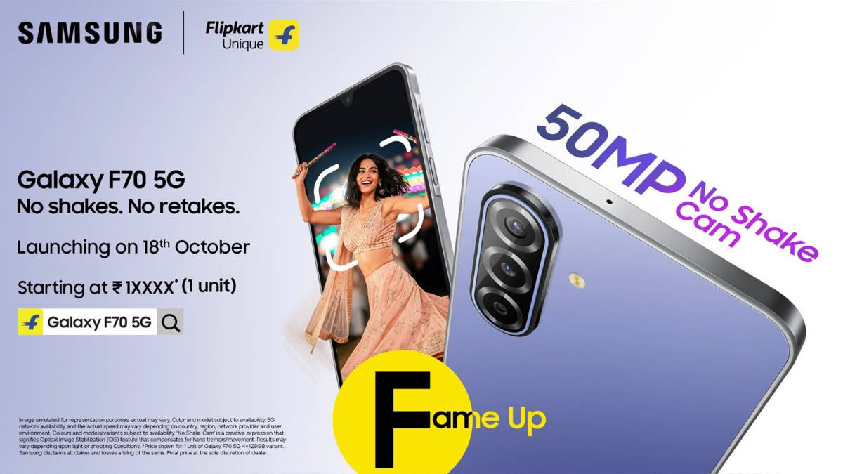 Samsung Galaxy F70 teased to launch under Rs 20,000 with AMOLED display, 50MP OIS camera