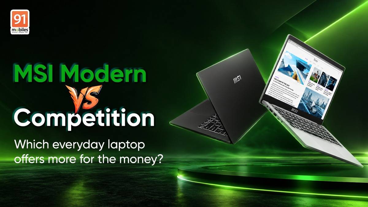 MSI Modern vs Competition: Which everyday laptop offers more for the money?