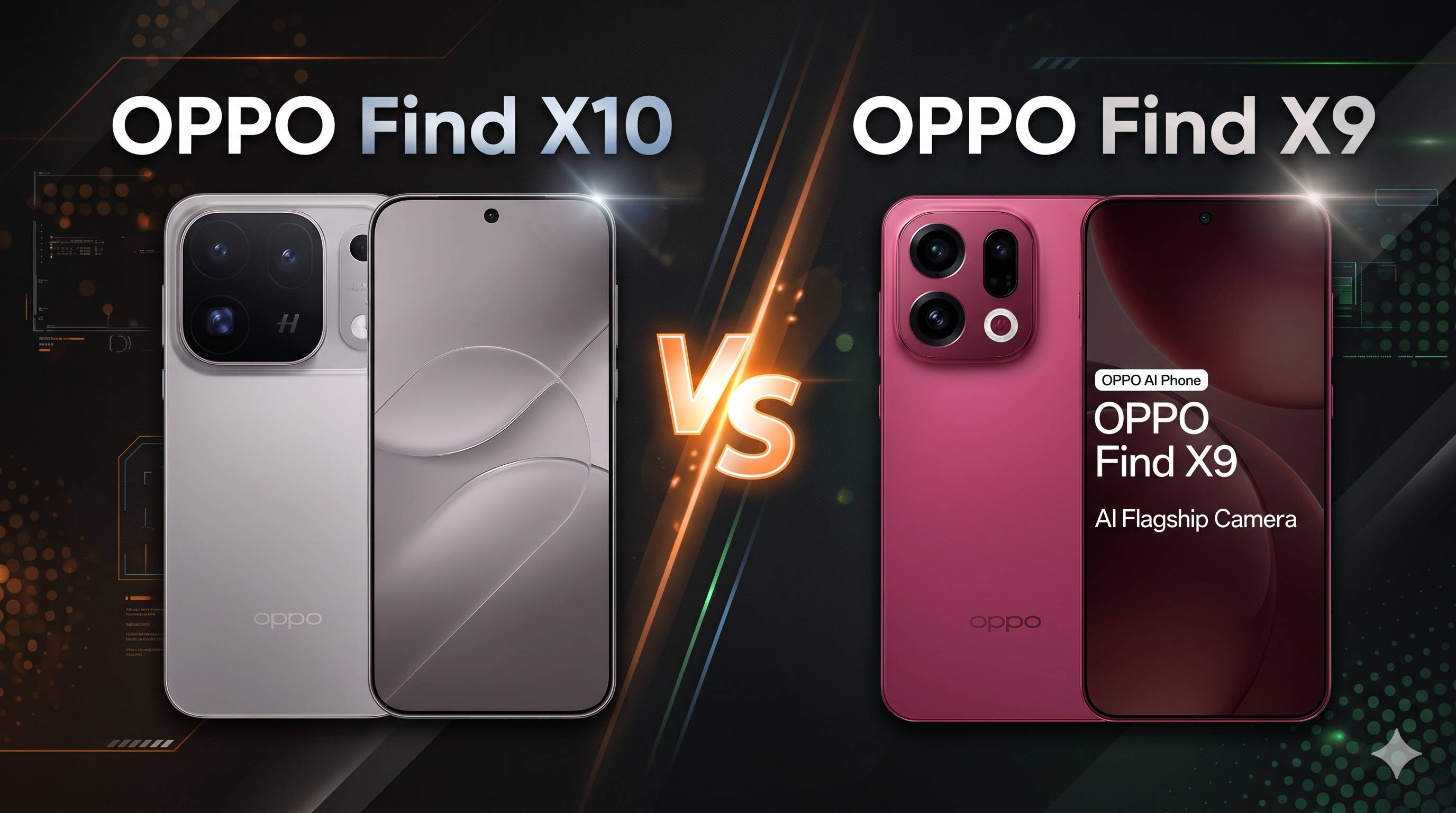 OPPO Find X10 vs Find X9 comparison: how much has changed?