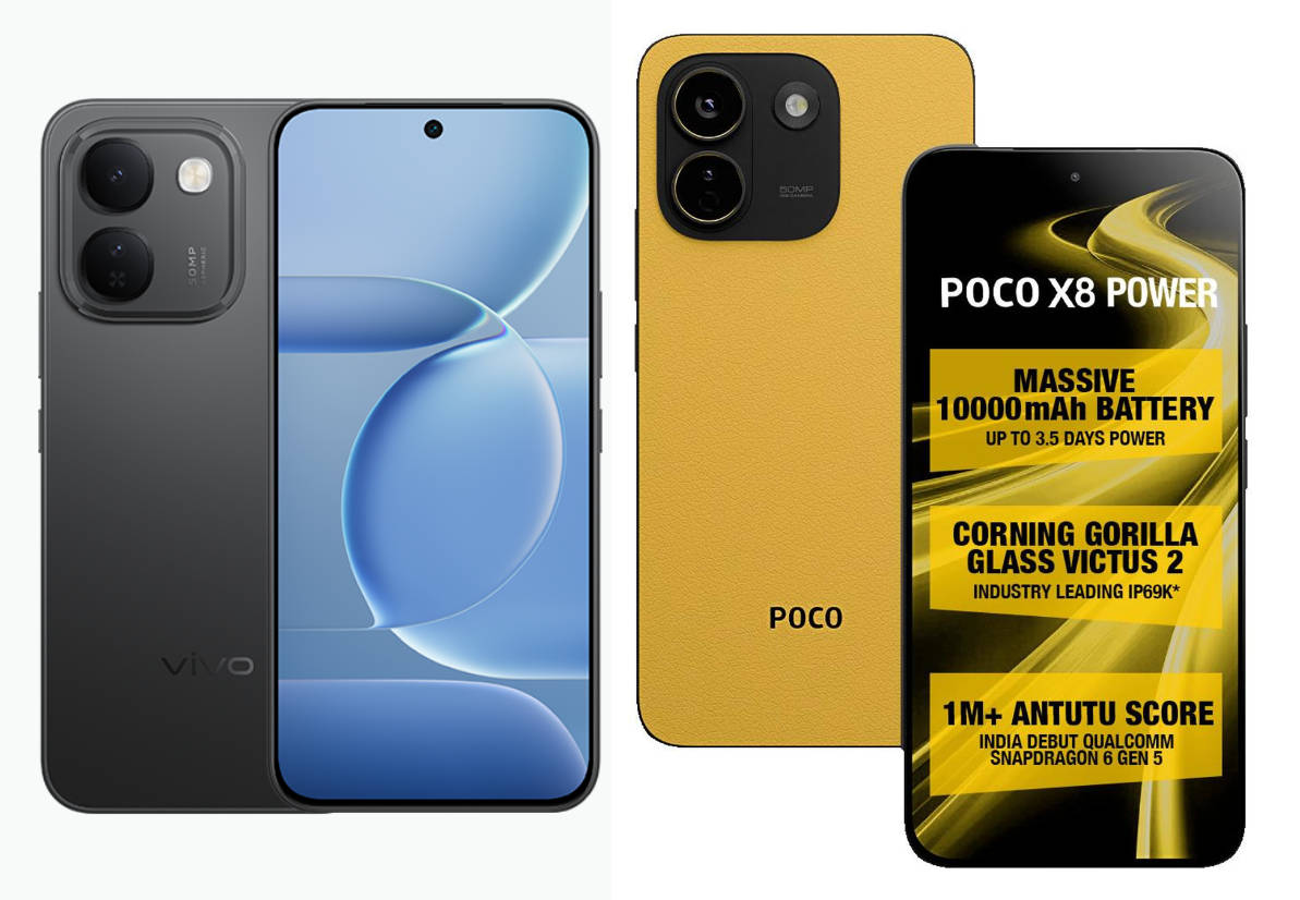 Vivo S2 FE vs POCO X8 Power design