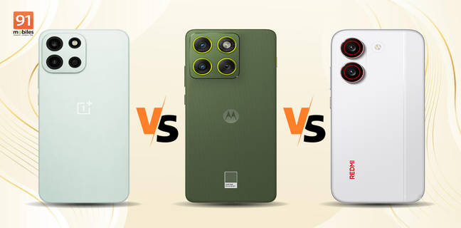 OnePlus Nord 6 vs Motorola Edge 70 Pro vs Redmi Turbo 5: which phone performs best?